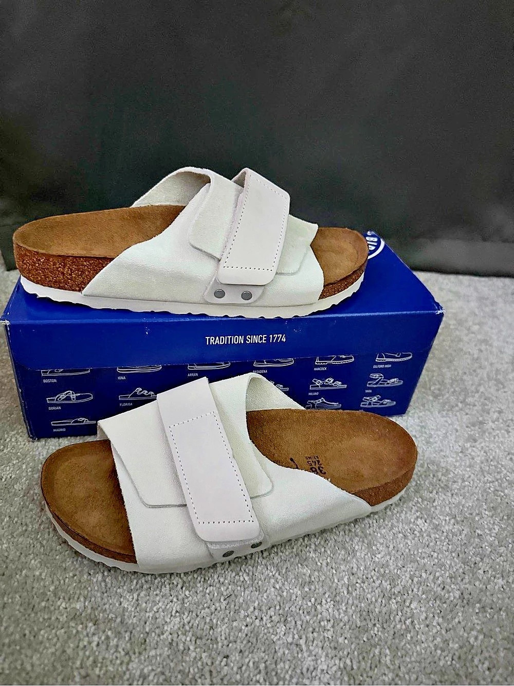 Birkenstock Kyoto Sandals in White-TW